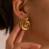 boucle d oreille spirale