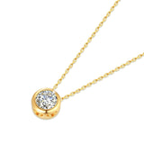 solitaire diamant collier