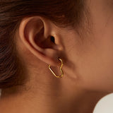 boucles d'oreilles inoxydable