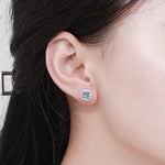 boucle d oreille puce diamant