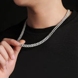 collier en argent pour homme