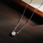 collier diamant solitaire