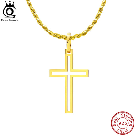 collier croix or