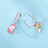 boucle d'oreille licorne