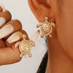 boucles d'oreille tortue