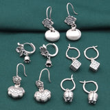 boucles d'oreilles argent ethniques