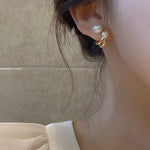 boucles d'oreilles perles
