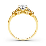 bague fiancaille femme or