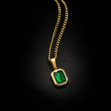 collier emeraude