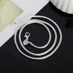 collier hommes argent