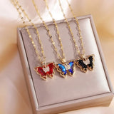 collier papillon