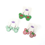 boucles d'oreilles noel