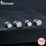 boucle d'oreille diamant solitaire