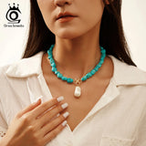 collier turquoise