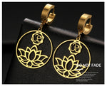 boucle d oreille lotus