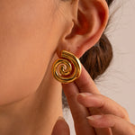 boucle d oreille spirale