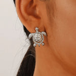 boucles d'oreille tortue