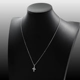 collier croix en argent