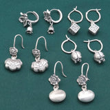 boucles d'oreilles argent ethniques