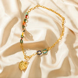 collier grosse maille femme