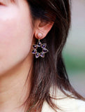 boucles d'oreille améthyste