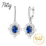 boucles d'oreilles saphir