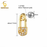 boucle d'oreilles trombone