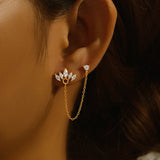 boucle d'oreille deuxieme trous