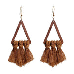 boucle d'oreille macrame