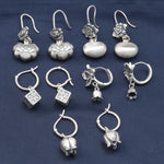 boucles d'oreilles argent ethniques