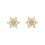 boucle d'oreille flocons de neige