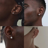 boucle d'oreille homme discret