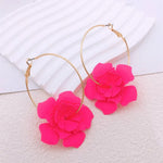 boucles d'oreilles fleurs