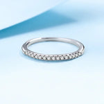 bague 925 or blanc