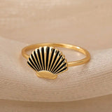 bague coquillage