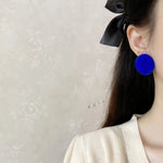 boucle d'oreille bleues