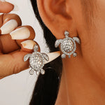 boucles d'oreille tortue