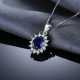 collier bleu