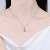 collier diamant or blanc