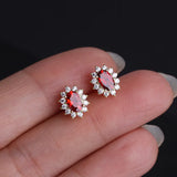 boucle d oreille rubis