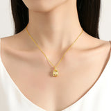 collier or jaune