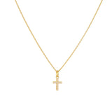 croix collier femme