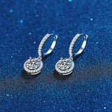 diamant boucle d'oreille