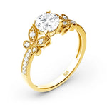 bague fiancaille femme or