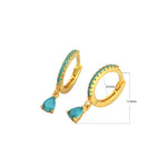 boucle d oreille turquoise