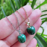 collier en malachite