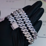 collier homme or blanc