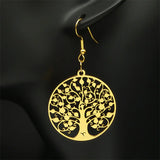 boucles d oreille arbre de vie