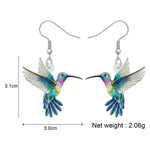 boucle d'oreilles colibri