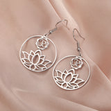 boucle d oreille lotus